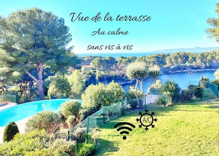 Le Dramont Appartement Vue Panoramique Mer Lac Foret